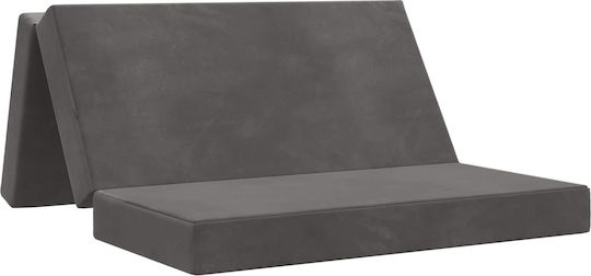 Многофункционален Пуф Диван Тъмносив 120x67x45cm