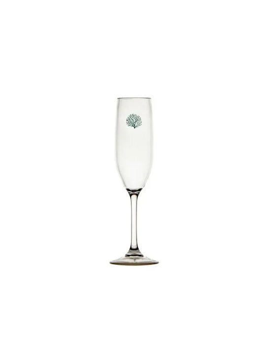 Marine Business Tritan Set Brillen Champagner aus Kunststoff Kelch 6 Stück