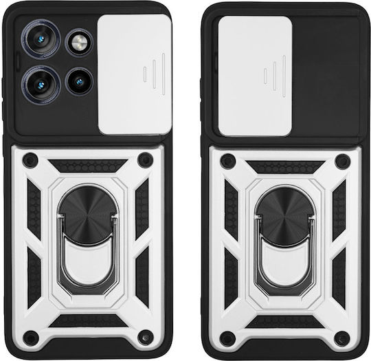 Калъф Ring Armor Campro Sonique Motorla Edge 50 Neo 5g Сребрист