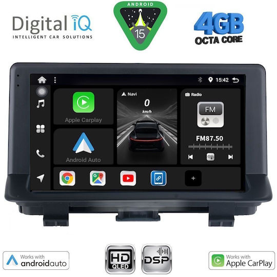 Digital IQ Ηχοσύστημα Αυτοκινήτου για Audi Q3 2013-2018 (Bluetooth/USB/WiFi/GPS/Apple-Carplay/Android-Auto) με Οθόνη Αφής 9"