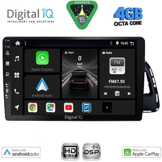 Digital IQ Ηχοσύστημα Αυτοκινήτου για Audi Q5 2010-2018 (Bluetooth/USB/WiFi/GPS/Apple-Carplay/Android-Auto) με Οθόνη Αφής 10"