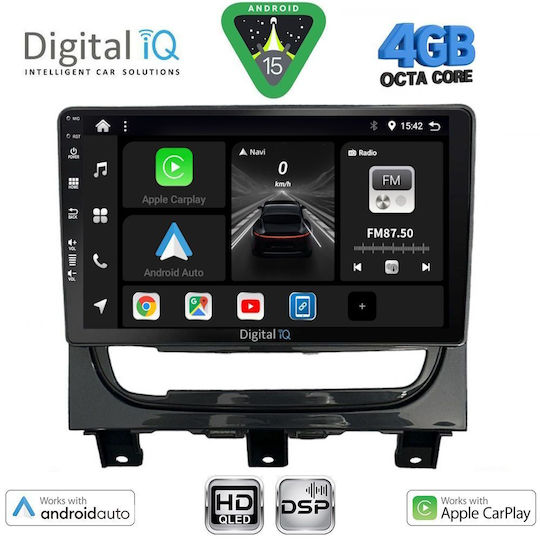 Digital IQ Car Audio System for Fiat Strada 2012-2020 Bluetooth USB WiFi GPS Apple CarPlay Android Auto with 9" Touch Screen
