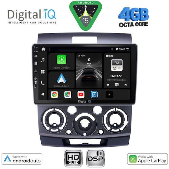 Digital IQ Ηχοσύστημα Αυτοκινήτου για Ford Ranger Mazda BT-50 2006-2011 (Bluetooth/USB/WiFi/GPS/Apple-Carplay/Android-Auto) με Οθόνη Αφής 9"