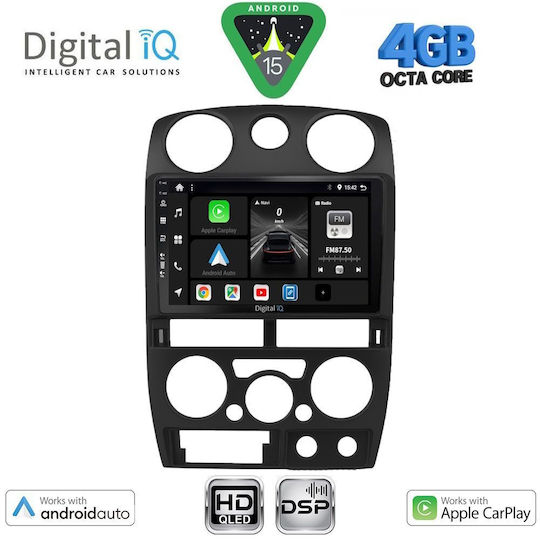 Digital IQ Автомобилна Аудио Система Isuzu D-Max 2008-2012 (Bluetooth/USB/Вграден Wi-Fi/GPS/Apple CarPlay/Android Auto) с Touch Screen 9"
