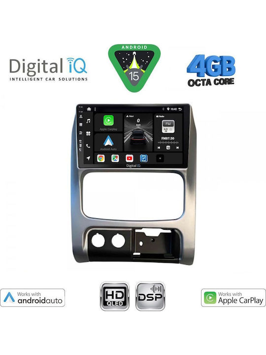 Digital IQ Car Audio System for Jeep Cherokee / Liberty 2002-2007 Bluetooth USB WiFi GPS Apple CarPlay Android Auto with 9" Touch Screen
