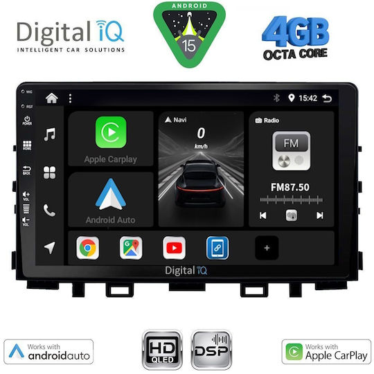 Digital IQ Car Audio System for Kia Rio Stonic 2018+ with Touch Screen 9"