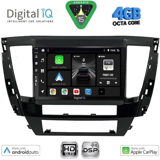 Digital IQ Car Audio System for Mitsubishi Pajero 2013 with Touch Screen 9" Digital IQ BXF 16447S_CPA