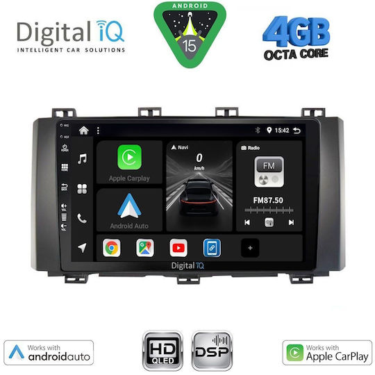 Digital IQ Auto-Audiosystem Für Seat Ateca 2017 Mit Touchscreen 9" Bluetooth USB WiFi GPS Apple CarPlay Android Auto Digital IQ BXF 16568 CPAA