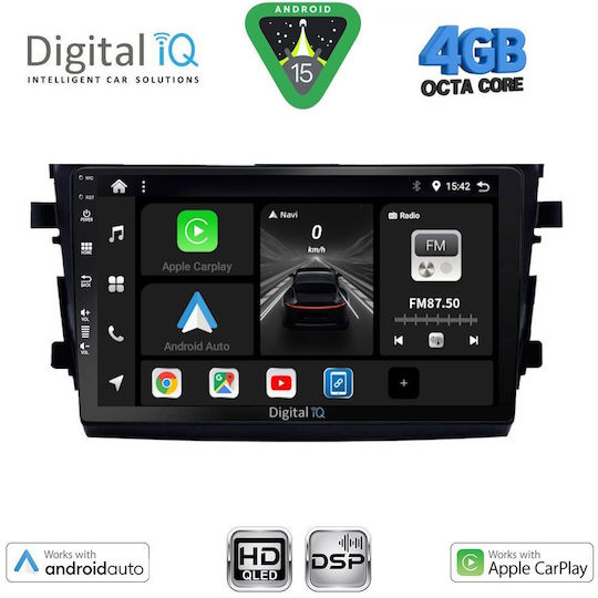 Digital IQ Ηχοσύστημα Αυτοκινήτου για Suzuki Celerio 2015-2021 (Bluetooth/USB/WiFi/GPS/Apple-Carplay/Android-Auto) με Οθόνη Αφής 9"