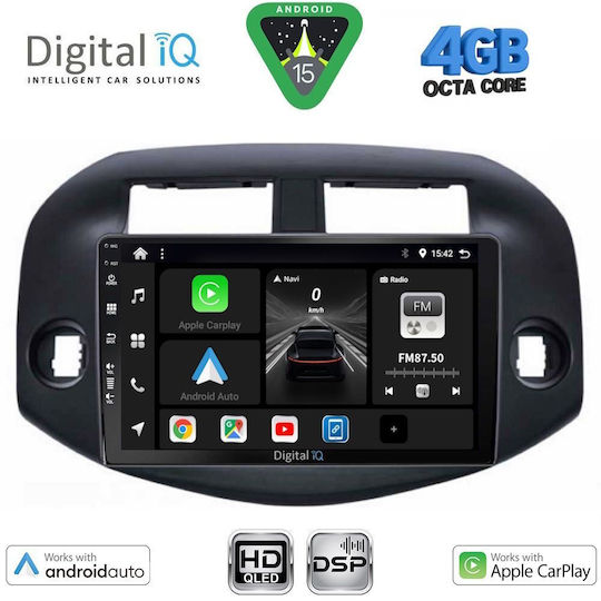 Digital IQ Car Audio System for Toyota RAV 4 2006-2012 (Bluetooth/USB/WiFi/GPS/Apple CarPlay/Android Auto) with 10" Touch Screen