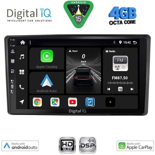 Digital IQ Ηχοσύστημα Αυτοκινήτου για Toyota Raize 2020 (Bluetooth/USB/WiFi/GPS/Apple-Carplay/Android-Auto) με Οθόνη Αφής 10"