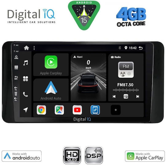 Digital IQ Ηχοσύστημα Αυτοκινήτου για Toyota Land Cruiser 2023 (Bluetooth/USB/WiFi/GPS/Apple-Carplay/Android-Auto) με Οθόνη Αφής 10"