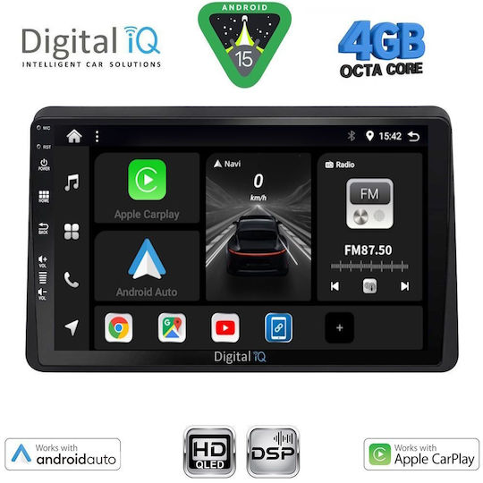 Digital IQ Ηχοσύστημα Αυτοκινήτου για Opel Movano Renault Master Nissan NV400 2020 (Bluetooth/USB/WiFi/GPS/Apple-Carplay/Android-Auto) με Οθόνη Αφής 10"