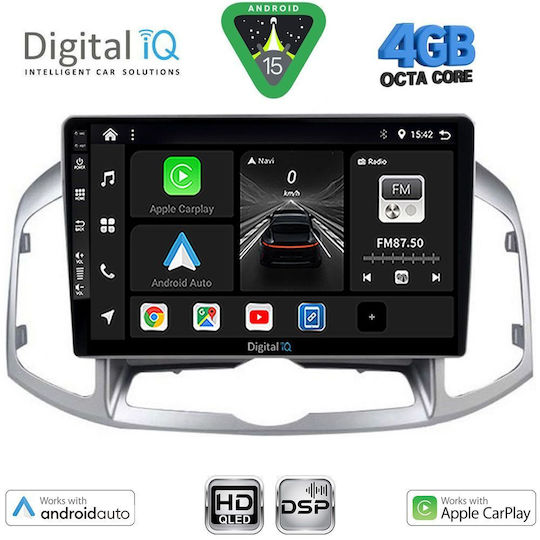 Digital IQ Ηχοσύστημα Αυτοκινήτου για Chevrolet Captiva 2012-2018 (Bluetooth/USB/WiFi/GPS/Apple-Carplay/Android-Auto) με Οθόνη Αφής 10"