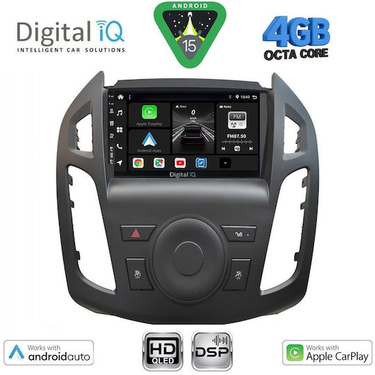 Digital IQ Car Audio System for Ford Transit Connect 2013-2018 Bluetooth USB WiFi GPS Apple CarPlay Android Auto with 9" Touch Screen