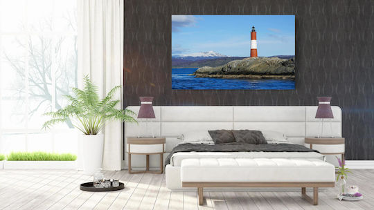 Πίνακας Lighthouse By Coast Φάρος Δίπλα Στην Ακτή 100x70