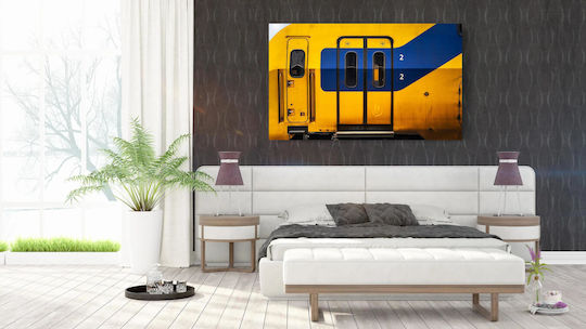 Colorful Train Door Πολύχρωμη Πόρτα Τρένου 1 σε Καμβά Colorful Train Door Πολύχρωμη Πόρτα Τρένου 1 σε Καμβά