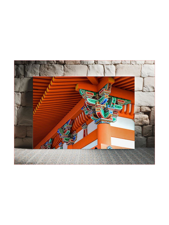 Painting Colorful Architectural Detail Multicol...