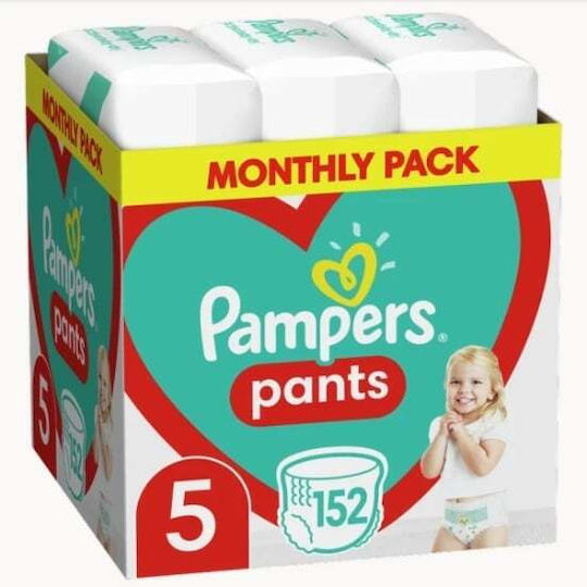 Pampers Памперси Гащи Pants No. 5 За 12-18kg 152 Брой