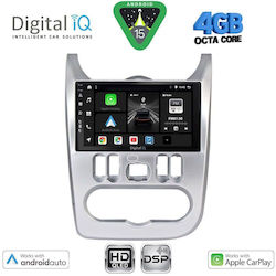 Digital IQ Автомобилна Аудио Система за Renault Logan Dacia Duster Logan Sandero 2006-2012 с Bluetooth USB и GPS
