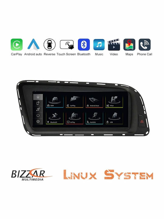 Bizzar Car Audio System for Audi Q5 2008-2015 Bluetooth USB AUX WiFi GPS Apple CarPlay Android Auto