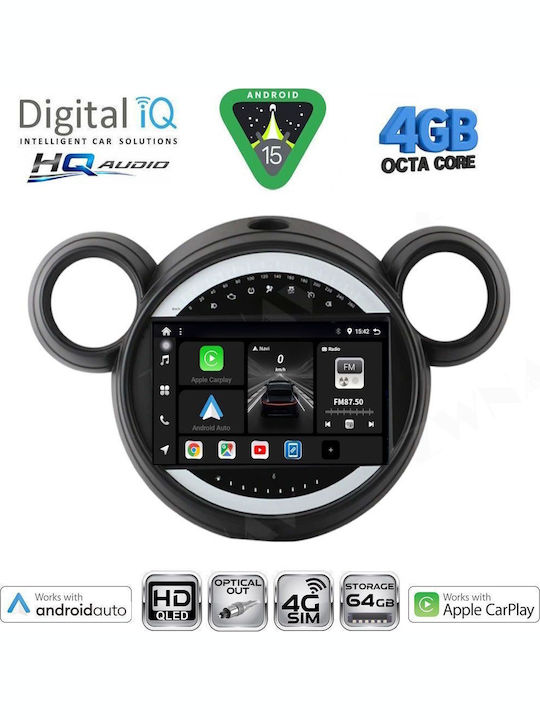 Digital IQ Auto-Audiosystem Für Mini Countryman Paceman 2010-2016 Mit Touchscreen 9 Zoll