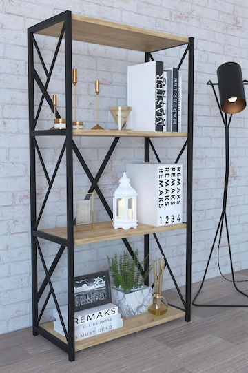 Brown Bookcase 114x36x70cm