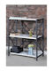 White Bookcase 90x30x60cm