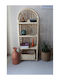 Gray Bookcase 60x28x142cm