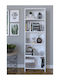 Bibliotecă Albă 56x20x169 cm