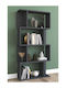 Bücherregal Grau 147x22x72cm