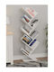 Weißes Bücherregal 35x20x130cm