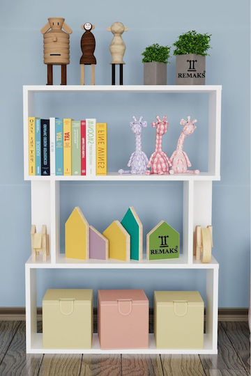White Bookcase 72x20x105cm