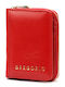 Kleines Leder Damenbrieftasche mit RFID Gold