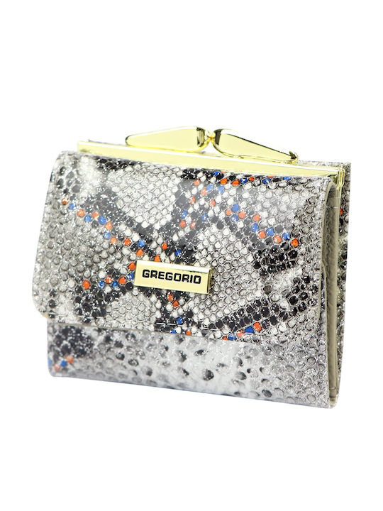 Kleines Leder Damenbrieftasche Gold
