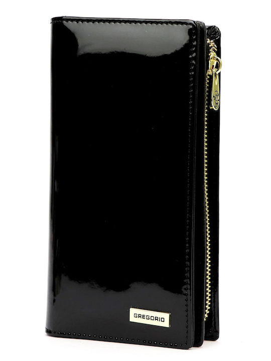 Große Leder Damenbrieftasche mit RFID Gold