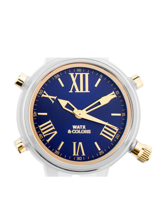 WATX & CO Γυναικείο Ρολόι 43mm Μπαταρίας με Μπλ...