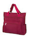 Damentasche Shopper Schulter Burgundisch