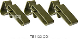 General Purpose Belt Clip Set 3 Pcs Fma Foliage Green