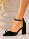 Suede Pumps Schwarz