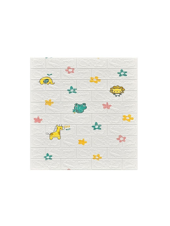 Alista Home Autocolant Decorativ 3D Pentru Perete Copii Spumă 1x77cm 10 Bucăți