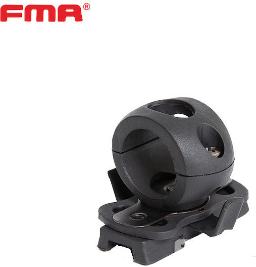 Inel De Fixare Bază Lentilă Cască Single-Clamp Rail Adapter Fma Negru