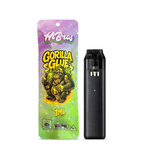 Hibros Disposable Vape Electronic Cigarette Single Use Focus Without Nicotine 1ml With CBD