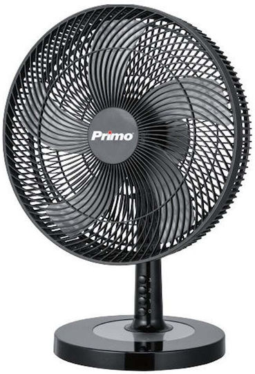 Primo Tabletop Fan 50W Fan Diameter 40.64cm Black