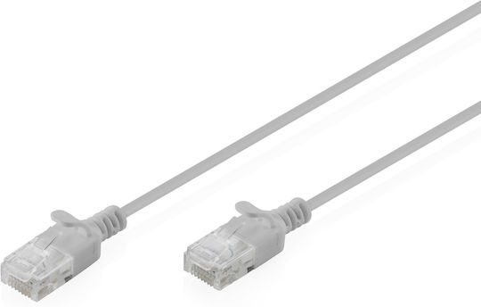 Digitus U/UTP Cat.6 (Gigabit) Ethernet Network Cable 1m Gray