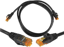 Connection U/UTP Cat.6e Καλώδιο Ethernet 1m Μαύρο