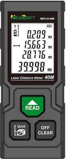 NewBeat Laser Meter LR-40M With 40m Measuring Capability