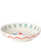 Costa Nova Summer Bliss Serving Plate Deep Ceramic with Diameter 25cm