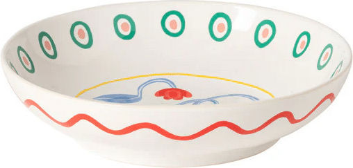 Costa Nova Summer Bliss Serving Plate Deep Ceramic with Diameter 25cm