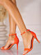 Damen Sandalen Orange